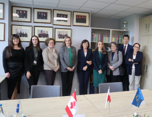 Wizyta Ambasadorki Kanady w Polsce Catherine Godin  w Instytucie Amerykanistyki i Studiów Polonijnych