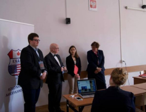 Uczestnicy wydarzenia Dni Kultury Amerykańskiej