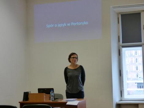Photo no. 8 (9)
                                                         Dr Anna Kaganiec-Kamieńska:  Spór o język w Portoryko.
                            